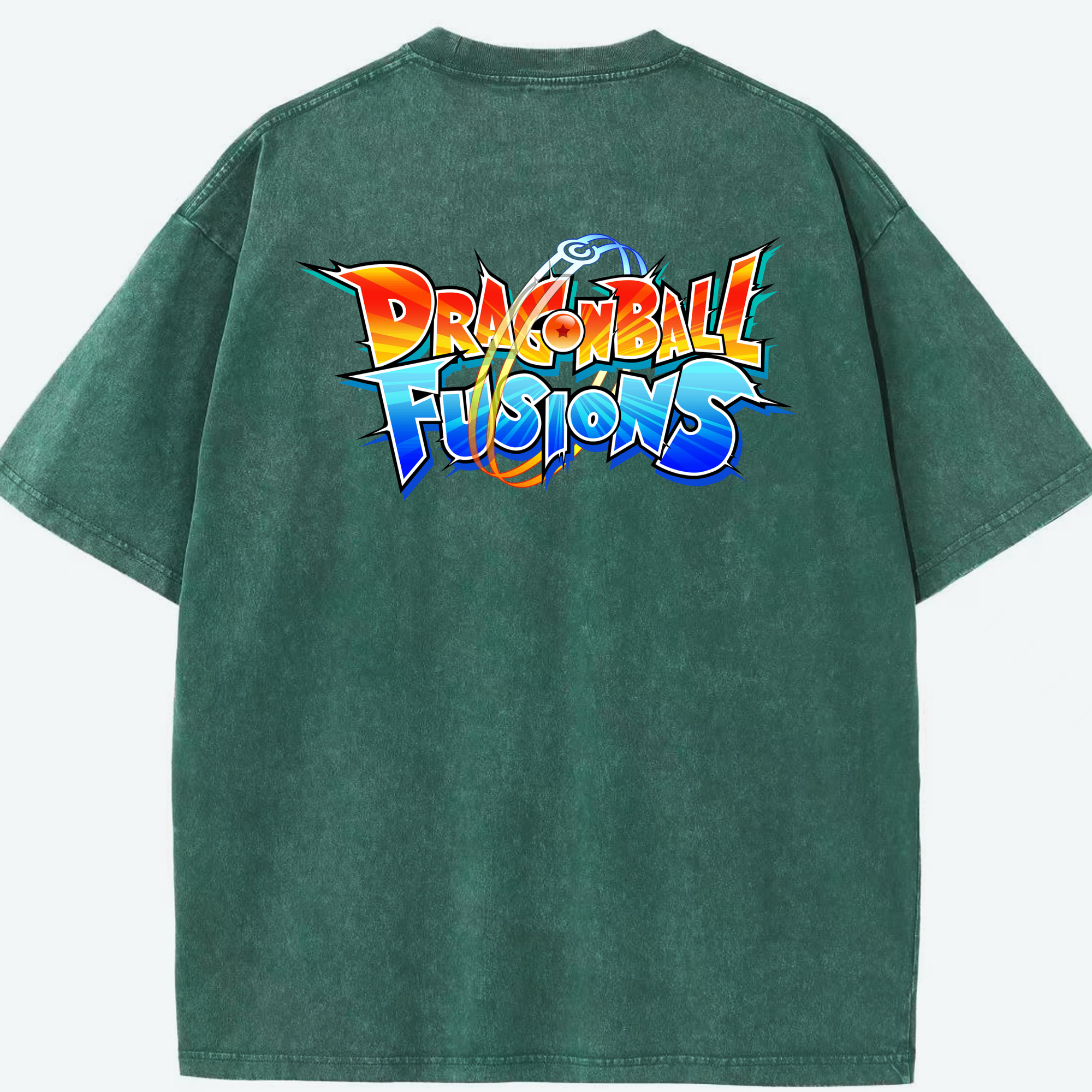 （画像用） ドラゴンボール DRAGON BALL 綿100% ヴィンテージ風 半袖Tシャツ（背面プリント）